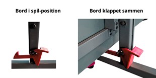 15 mm Søgaard Sportive Sport Roller bordtennisbord